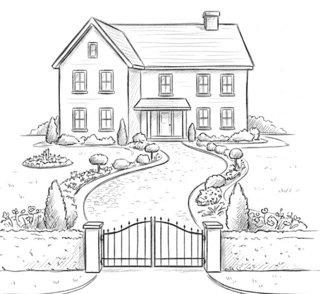 Higher-value home illustration
